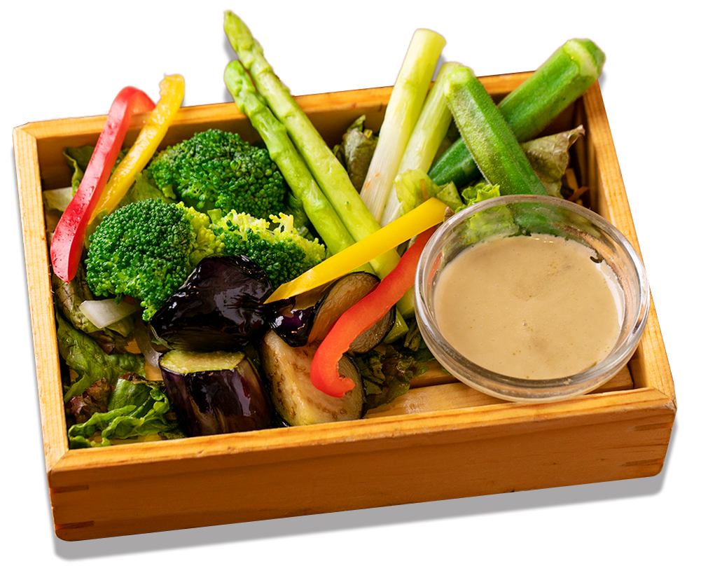 野菜ならコレ。彩り鮮やか温野菜サラダアンチョビソース